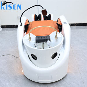 Kisen Nouveau Design Salon Shampooing Tête de Lit Spa Table Mode Lumière <span class=keywords><strong>Cheveux</strong></span> Lavabo Évier pour Big Fat People - Product Image 4