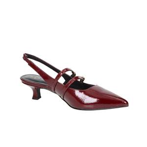Marco Tozzi Donna Slingback 2-29508-45 Escarpins en cuir verni bordeaux Chaussures pour femmes - Product Image 6