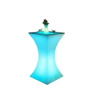 Nachtclub Bar Lounge Möbel Nachtclub Beleuchteter Wasserdichter <span class=keywords><strong>LED</strong></span>-Bartisch <span class=keywords><strong>LED</strong></span>-Möbel Cocktailtische Party-Möbel - Product Image 4