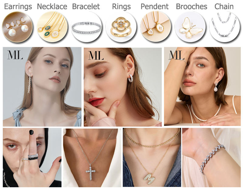 ML Luxury Women 925 Silver Snake Pendant Charm Necklace Chain