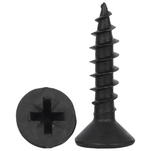 Vis autotaraudeuses à tête fraisée Master Luo Phillips M3 M4 M5 en acier au carbone oxydé noir pour l'assemblage de profilés en acier léger - Product Image 1