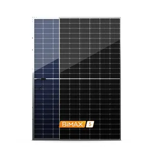 Panel Surya 550W Modul Fotovoltaik Sunpal Tiongkok dengan Backsheet Transparan