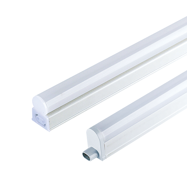 Integrated 18W T5 LED Tube Light 2ft 4ft Fluorescent Fixture with Linear Light PC Material Lamp Body for Hotel Lighting