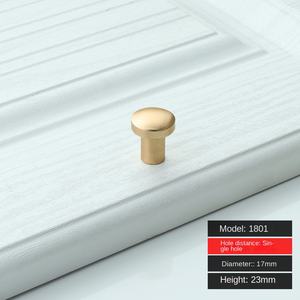 Lemari pakaian ruang tamu, Modern Stainless Steel lubang tunggal Tempat Tidur dekat kabinet pegangan 128mm boneka hitam emas aluminium Aloi - Product Image 6