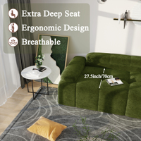 ModHomi Vente Chaude Canapé Côtelé en Boîte Canapé-Lit Compresse Sous Vide Ensemble de Canapé Modulable et Sectionnel
