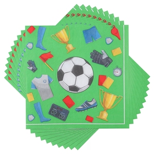 Servilletas de Papel <span class=keywords><strong>para</strong></span> Fiestas de Fútbol Americano, Servilletas con Diseño Deportivo <span class=keywords><strong>para</strong></span> el Día del Partido, Celebraciones de Cumpleaños, Decoración de Restaurantes - Product Image 4