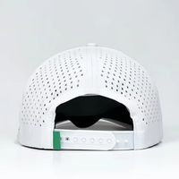 Gorra Deportiva Verde con Cuerda Blanca, 5 Paneles, Ajustable, para Uso en Exteriores, Primavera/Verano, Estilo Casual, Unisex, Adulto