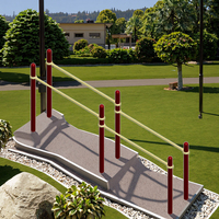 Barres de trempage durables personnalisées Barre de traction horizontale Équipement d'exercice de fitness en plein air