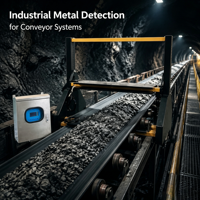 Détecteur de métaux professionnel pour mines d'or, haute sensibilité, pour la sécurité des convoyeurs et la protection des broyeurs, direct usine