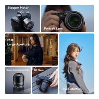 TTArtisan Standart Odaklama 65mm F1.8 Metal Kamera Lensi E Mount Fujifilm XS10/XS20/X-H2s/XT5/XT30 için A6000/Zve10/A6700/