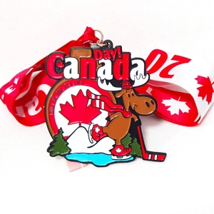 Medallas de Maratón al por Mayor, Medallas Deportivas de Metal Sublimadas, Medallas Personalizadas para Navidad, Día de Canadá, Carnaval - Product Image 3