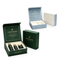 Emballage cosmétique personnalisé, boîte cadeau rigide magnétique avec insert en mousse pour les ensembles de flacons de sérum pour soins de la peau, OEM ODM, approvisionnement en gros