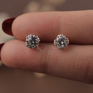 Luxury Lab Grown Diamond <b>Earrings</b> for Women Silver 10K Gold 14K Gold 18K Gold Everyday <b>Fine</b> Jewelry - Product Image 4