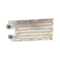 Anodisé électriquement aluminium Tube de cuivre plaque de refroidissement par eau échangeur de chaleur liquide refroidisseur bloc plaque de Dissipation thermique