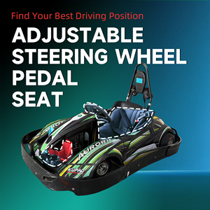 Go Karts Eléctricos de 2000W para Adultos, 45km/h, Drift Gocart, Batería de Litio Ferrofosfato, Motor sin Escobillas de Tracción Media, <span class=keywords><strong>Karting</strong></span> para Adolescentes - Product Image 2