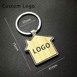 Custom Beech Wood Keychains with Love Shape, Perfect for Corporate Gifts - Product Image 6