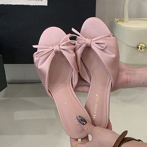 2025 Chaussure Talon Silk Slipper Trendy Sexy Elegant Fashion New Heels for Women - Product Image 4