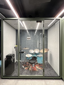 <span class=keywords><strong>Cabine</strong></span> d'enregistrement <span class=keywords><strong>insonorisée</strong></span> portable de haute qualité personnalisée, <span class=keywords><strong>cabine</strong></span> de réunion silencieuse, <span class=keywords><strong>cabine</strong></span> <span class=keywords><strong>insonorisée</strong></span> pour batterie, studio de <span class=keywords><strong>musique</strong></span> - Product Image 3