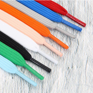 Lacets plats creux double couche en polyester 8MM personnalisés et colorés - Lacets pour baskets, chaussures en toile, skateboard, décontractées, vente en gros - Product Image 4