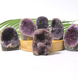 Offres Spéciales naturel améthyste <span class=keywords><strong>Druse</strong></span> pierre de guérison améthyste grappe brute pour la décoration Fengshui - Product Image 2