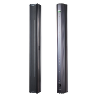 Enceinte colonne LS3 série Q avec coque en aluminium, connectivité XLR, sortie audio mono haute puissance, impédance 4/8 ohms