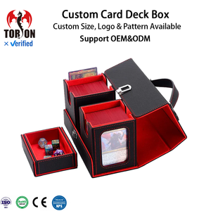   กล่องเก็บการ์ด TCG Yu-Gi-Oh แบบสั่งทำขายส่ง เป็นมิตรกับสิ่งแวดล้อม ทำจากหนัง บรรจุการ์ดได้มากกว่า 400 ใบ ปิดด้วยแม่เหล็ก - Product Image 1