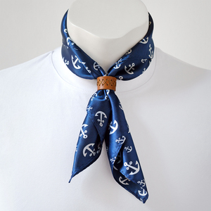 Sciarpa da uomo in raso di seta lucido, foulard di design con motivo Paisley, bandana da collo in raso di seta, bandane personalizzate per capelli e testa - Product Image 1