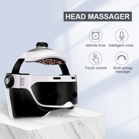 Bestseller Vibrierender Wärmekompressen Smart Eye Head Massager Helm Automatisches Luftdruck-Elektrisches Kopfmassagegerät