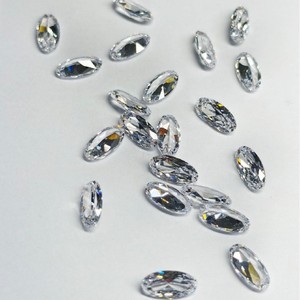 Oval Cut Zircon Cubic Zirconia Gemstone Clear White For Jewelry Making Synthetic Lab Created Loose Gemstones - Product Image 4