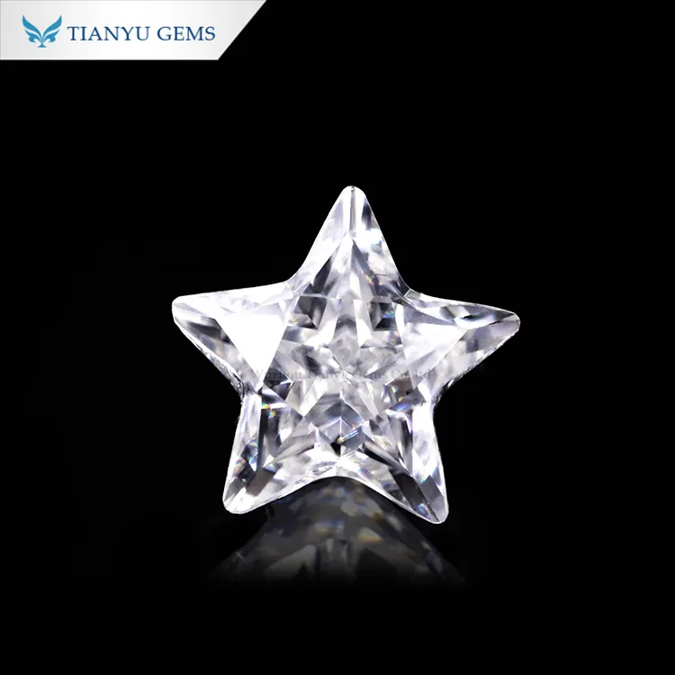Tianyu Edelsteine benutzer definierte Schneiden Sternform Moissan ite Diamanten lose Moissan ite