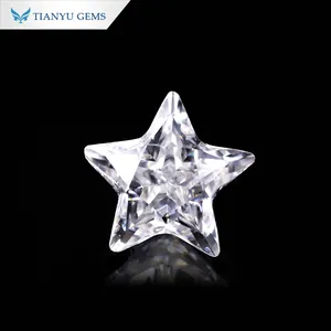 Tianyu الأحجار الكريمة مخصص قطع ستار شكل مويسانيتي الماس مويزانايت مفكوك