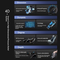 Fauteuil de massage de luxe à gravité zéro avec rail SL, design capsule spatiale, pour usage domestique, massage corporel complet automatique intelligent 4D avec bras mécaniques