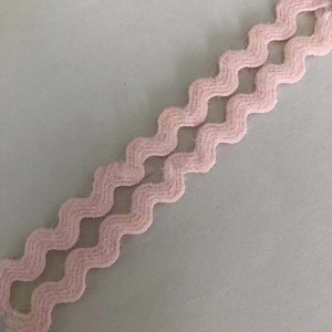 5mm 8mm vêtements chapeau dentelle ruban sac artisanat décoratif <span class=keywords><strong>laine</strong></span> <span class=keywords><strong>bord</strong></span> incurvé coupe S Ric rac Polyester Textile Zig Zag sangle garniture - Product Image 4