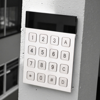 Clavier en acier inoxydable robuste et résistant à l'usure à 16 touches, personnalisé en gros, pour la commande de machines d'automatisation industrielle