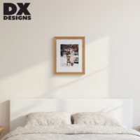 Cadre photo en bois texturé corde, taille personnalisée 8x10 pouces, DX Designs Wholesale, pour décoration rustique, cadeau d'anniversaire et commande en gros
