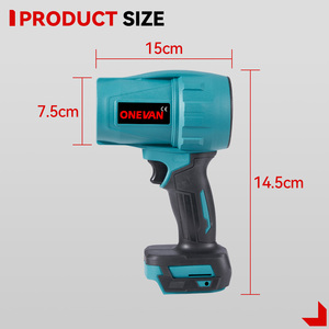 <span class=keywords><strong>Souffleur</strong></span> sans fil à batterie pour <span class=keywords><strong>Makita</strong></span> <span class=keywords><strong>18V</strong></span>, moteur sans balais, turbocompressé, puissant - Product Image 4