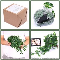 Plantas colgantes de alta simulación, pequeñas plantas artificiales en macetas para decoración de sala de estar de oficina estética interior y exterior
