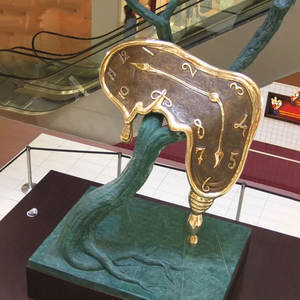 Haute qualité le plus populaire Art abstrait grandeur nature Salvador laiton Bronze <span class=keywords><strong>Dali</strong></span> horloge Statue Sculpture - Product Image 3