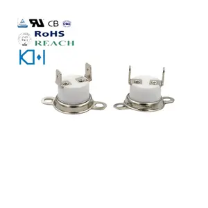 Kh interruptor bimetal de termostato, cafeteira cerâmica, termal cortado, relé de sobrecarga ksd301g 250v 5a 10a 16a