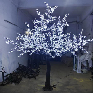 LED Peach Blossom Tree Lights - Elegant Indoor Decor