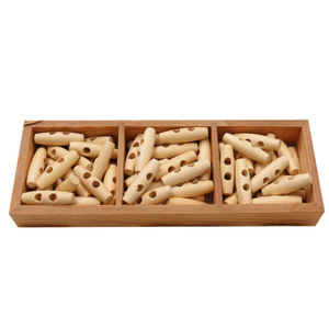 Thời trang tùy chỉnh tự nhiên 2 lỗ lớn 50mm gỗ chuyển đổi nút ô liu - Product Image 4