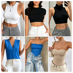 Lots en gros de vêtements décontractés pour femmes, articles de stock de vêtements d'occasion pour femmes, mélange de vêtements féminins en gros - Product Image 4