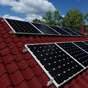 CHIKO Support de toit solaire facile à installer-Supports de toit en tuile avec rails pour construction PV Supports en aluminium à installation rapide Rails - Product Image 1