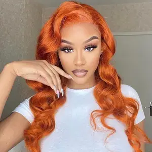 Virgin Brazilian Human Hair Gradient Hair Glueless HD Lace Front Wigs Cuticle Aligned Virgin Human Hair Lace Front Wigs Vendors