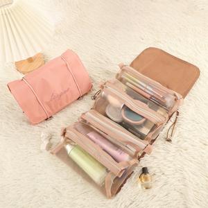 Bolsa de cosméticos Leegoo 4 en 1, organizador de maquillaje portátil de gran capacidad para viaje, estuche de almacenamiento de artículos de tocador multifuncional - Product Image 5