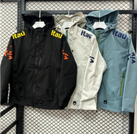 Veste coupe-vent imperméable pour homme adulte, légère, séchage rapide, respirante, extérieur, 100% polyester