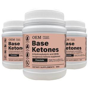 Venta al por mayor de cetonas base de alta calidad suplemento de cetonas exógenas de Chocolate 500G suplemento dietético de apoyo cetogénico y en ayunas - Product Image 1