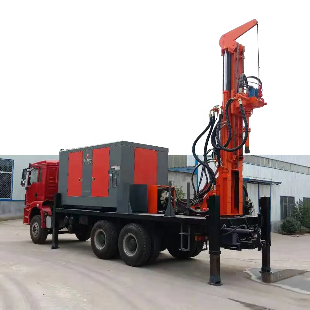FYC800 Hydraulic 800m Well Drilling Machine Truck Price Diesel Water Well Drilling Rig Truck Mounted Auger Drill Rig