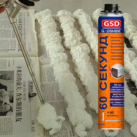 Mousse PU GAOSHIDE Fast Model 60, 900g, mousse d'étanchéité pour les joints muraux, décoration et construction de la maison
