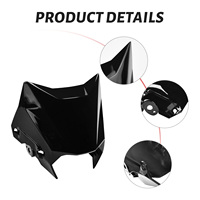 Cache-phare Surron Ultra Bee Noir Pur Haute Performance pour Moto Électrique Tout-Terrain, Accessoires E-bike, Masque de Phare Motocross